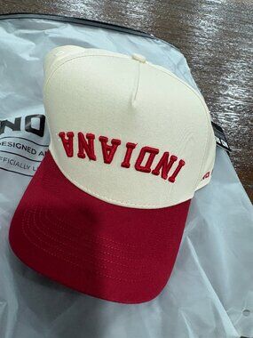 No Rivals Indiana University Upside Down Baseball Ball cap Hat NIP NEW